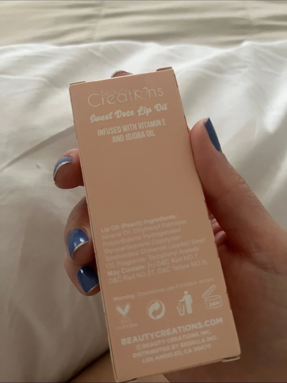 Beauty Creations Sweet Dose Peach Lip Oil - Peach